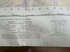 BEN NEVIS & GLEN COE Inc Lorn & Lochaber ORDNANCE SURVEY TOURIST MAP Rev 61 1964