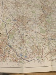 Ordnance Survey Luton & Hertford Map Sheet 166 1974 OS First Series 1:50,000