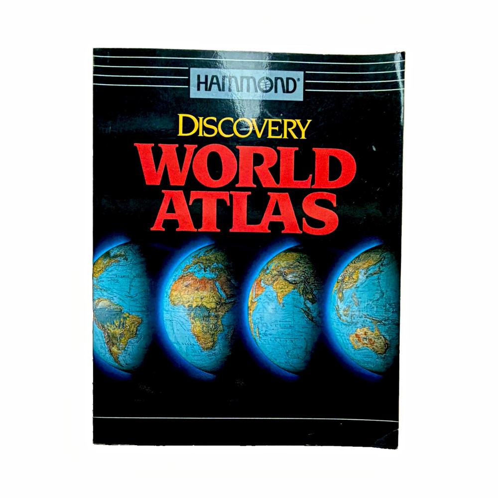 Hammond Discovery World Atlas Paperback 248 Pages English World Reference