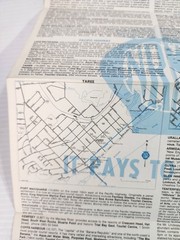 Vintage NRMA Road Map Sydney to Brisbane Pacific Hwy c1960s NSW QLD