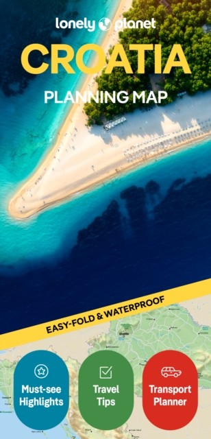 Lonely Planet Croatia Planning Map by Lonely Planet (Sheet map, folded)