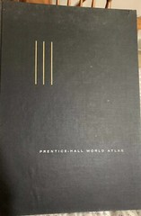 Vintage 1959 Prentice-Hall World Atlas~Third Printing