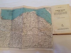 Vintage Ward Lock red guide to North Wales Northern Section