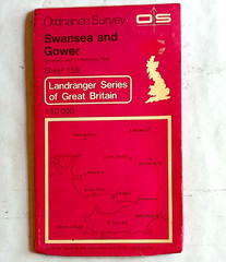 8 x assorted South Wales maps Pembrokeshire & Swansea OS & Bartholomews