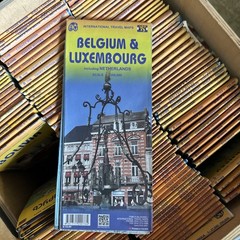 NETHERLANDS, BELGIUM & LUXEMBOURG TRAVEL REFERENCE MAP By Itmb Publishing *NEW*