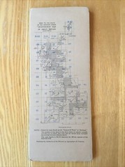 1946 Ordnance Survey Quarter Inch Cloth Map 6 North Midlands And Lincolnshire