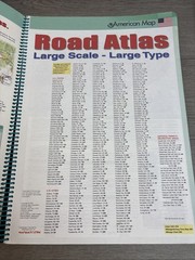 American Map 2005 United States Road Atlas Large Scale – Large Type