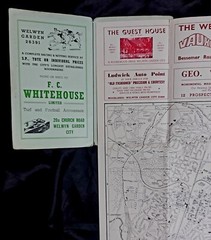 3 x Vintage 1960s Barnett’s Street Plan’s with Index. England, UK