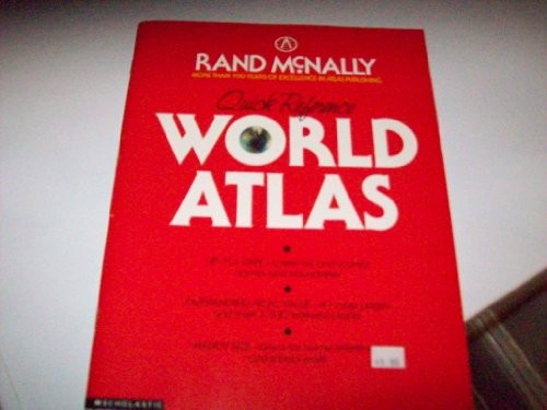RAND MCNALLY QUICK REFERENCE WORLD ATLAS *Excellent Condition*
