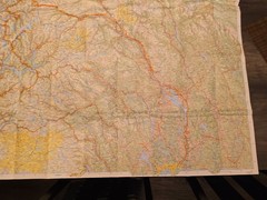 Cappelens Kart 2 SÃÂ¸r-Norge Nord Road & Tourist Map 1:325,000 1997 Edition (X2