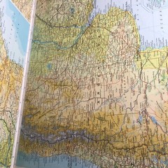 The Times Concise Atlas of the World Large Hardcover 1978 Maps Geography Book
