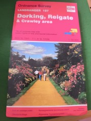 Ordnance Survey Landranger 187 Dorking, Reigate & Crawley Area Map