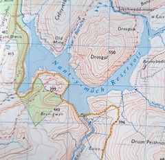 Ordnance Survey – 1:50000 1st Srs Sheet 135 – Aberystwyth – 1974
