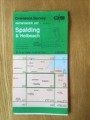 1993 Ordnance Survey Pathfinder Map 857 TF 22/32 Spalding And Holbeach