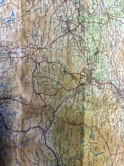 WEST RIDING Leeds York Burnley Halifax Bartholomew Half Inch Map Sheet 32 1967