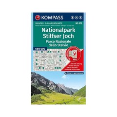 Italy Stilfser / Stelvio National Park Kompass map 072 hiking cycling skiing