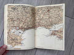 Vintage Road Atlas 1939 – 3 Miles To 1 Inch – Town Maps – England Scotland Wales