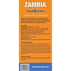 Zambia Tracks 4 Africa Map for Self Driving accommodation essential tourist info