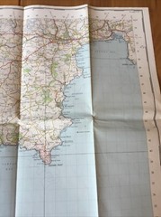 1961 Ordnance Survey One Inch Seventh Series Map 190 Truro And Falmouth