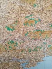 Ordnance Survey Ireland Sheet 5: South West. 3rd Edition, 1966. Scale: 1:250,000