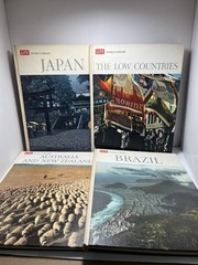 LIFE World Library Atlas Hardcover Lot 4 Japan Brazil Low Countries