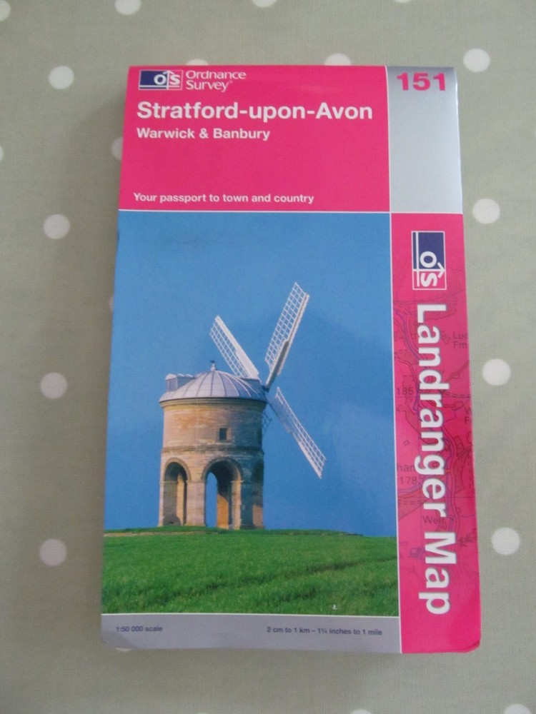 OS LANDRANGER MAP 151 STRATFORD UPON AVON ORDNANCE SURVEY
