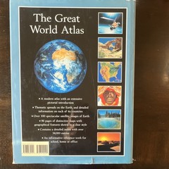 The Great World Atlas Illustrated Hardcover by William R. Mead, English