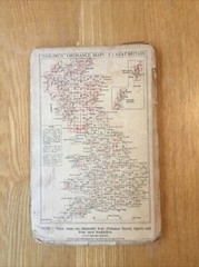 1954 Ordnance Survey One Inch Seventh Series Map 130 Kidderminster (inc Dudley )