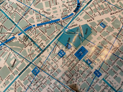 Map Of Torino (Turin) 1983 (German)