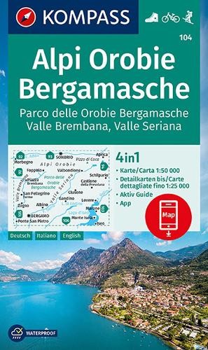 Alpi Orobie Bergamasche / Valle Seriana D/E/I + Aktiv Guide (Map) (UK IMPORT)