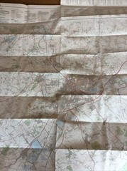 2009 Ordnance Survey Explorer Map 208 Bedford & St Neots inc Sandy & Biggleswade