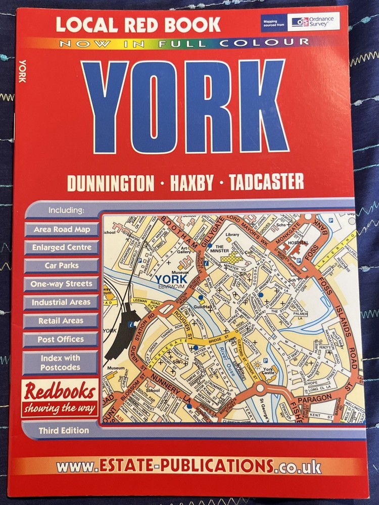 York Local Red Book, Ordnance Survey