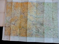 Ordnance Survey Road Map – Sheet 9, Harrogate, Leeds & Bradf: 1931 Linen (Green)