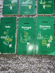 Tourist Guides Of Europe X15 Vintage Michelin Mainly France with Maps Travel