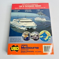 2006 Melbourne Street Directory UBD – Official AFL Edition 41st