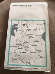 OS tourist map – PEAK DISTRICT 1970s.