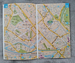 The Handy London Map and Guide, Bensons MapGuides 1997 4th Edition