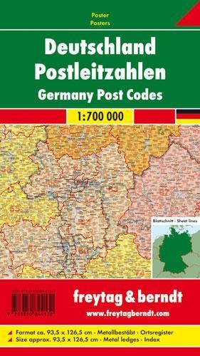 Freytag-Berndt Germany by District, 1:700.000, metal-backed in (Map) (UK IMPORT)