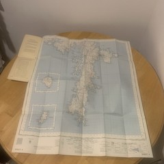 Ordnance Survey One Inch Map 1 Seventh Series Shetland Islands South Mainland OS