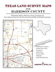 Texas Land Survey Maps for Harrison County (Paperback or Softback)