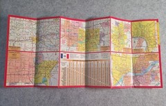 Rand McNally Easy Finder Laminated Folding Maps Lot of 5 United States Road Atla