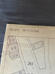 Ordnance Survey Plan SP3378NW North Sheet 1:500 1967 Coventry