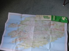 1977 Bartholomew Ireland Quarter Inch Travel Map 4 Cork – Killarney