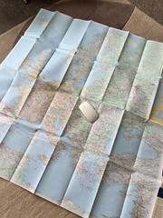 Europe World Region Map Hema Paper Immaculate Clean Barely Opened Free Post UK