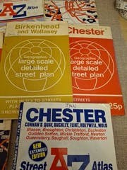 A Collection Of A To Z Street Atlases And Street Plans Liverpool,Manchester Etc