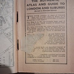 London Street Guide, vintage Geographia mini-booklet, c 1930