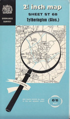 Ordnance Survey (OS) 1:25,000 First Series Map Sheet ST 68 Tytherington (Glos.)