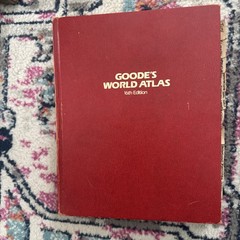 Goode’s World Atlas Rand McNally 16th Ed. 1983 Hardcover
