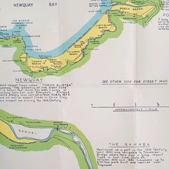 3 Street Maps of Newquay, Cornwall.
