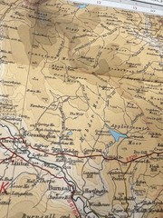 Bartholomew Map West Riding Yorkshire Leeds Vintage 70s 1972 Paper ½” FreePostUK